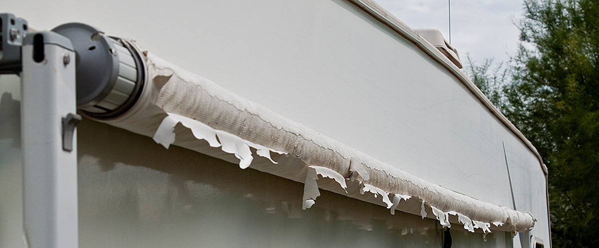 awning-fabric-care Awning badly damaged